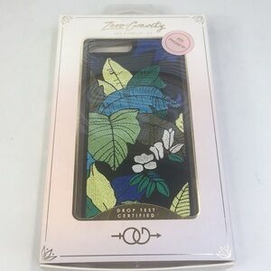 New Zero Gravity Paradise At Dusk Embroidered iphone 8+ case floral palms